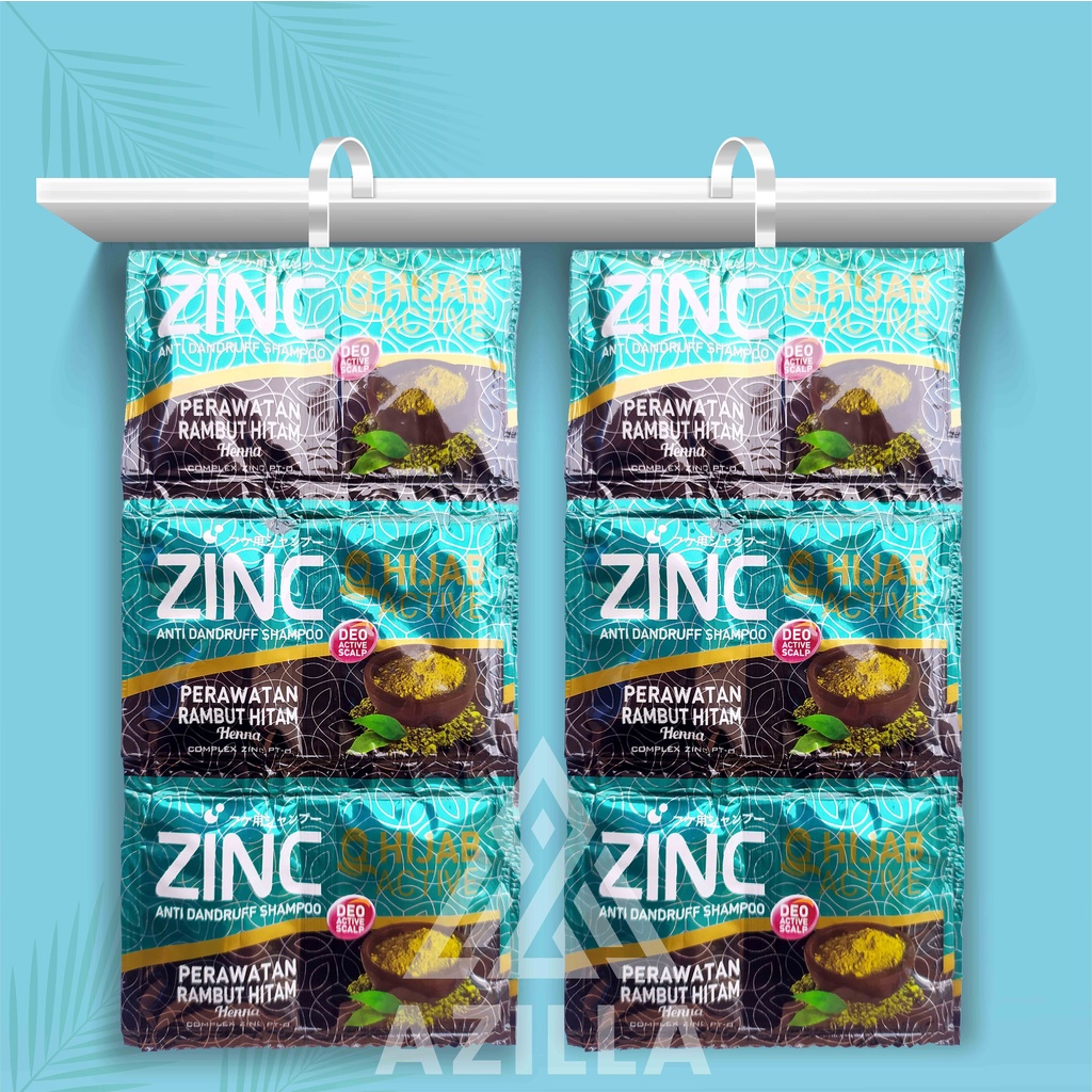 Jual Zinc Shampoo Sachet 10ml 1 Renceng 12 Sachet | Shampo Zinc Sachet ...