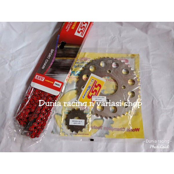 Jual Turun Harga !! Gear set SSS original motor CB150R CBR150 new