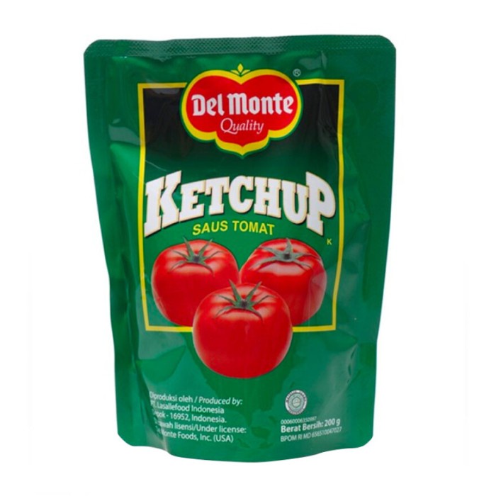 Jual DEL MONTE Saus Tomat (Ketchup) Pouch 200g | Shopee Indonesia