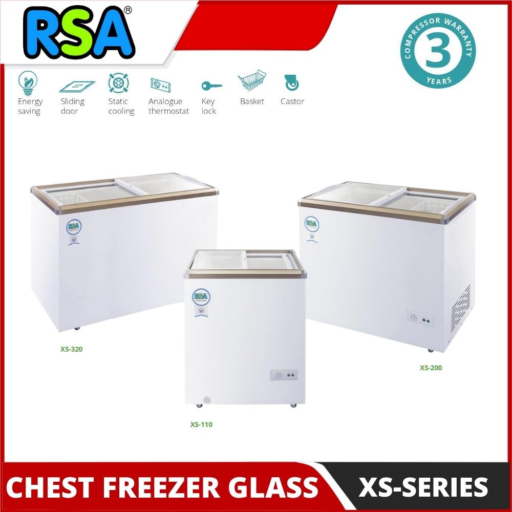 Jual CHEST FREEZER GLASS SLIDING RSA XS-200 ES KRIM XS 200 | Shopee ...