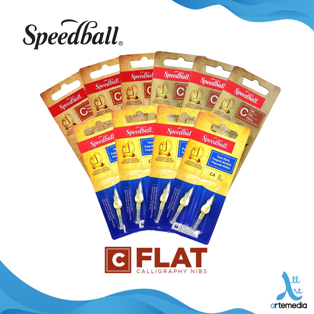Jual Speedball Calligraphy Nib C Flat Type Mata Pena Kaligrafi | Shopee ...