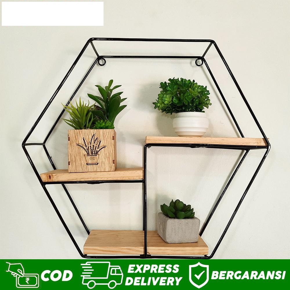 Jual Rak Dinding Besi Minimalis Serbaguna / Rak Dinding Besi Tempel ...
