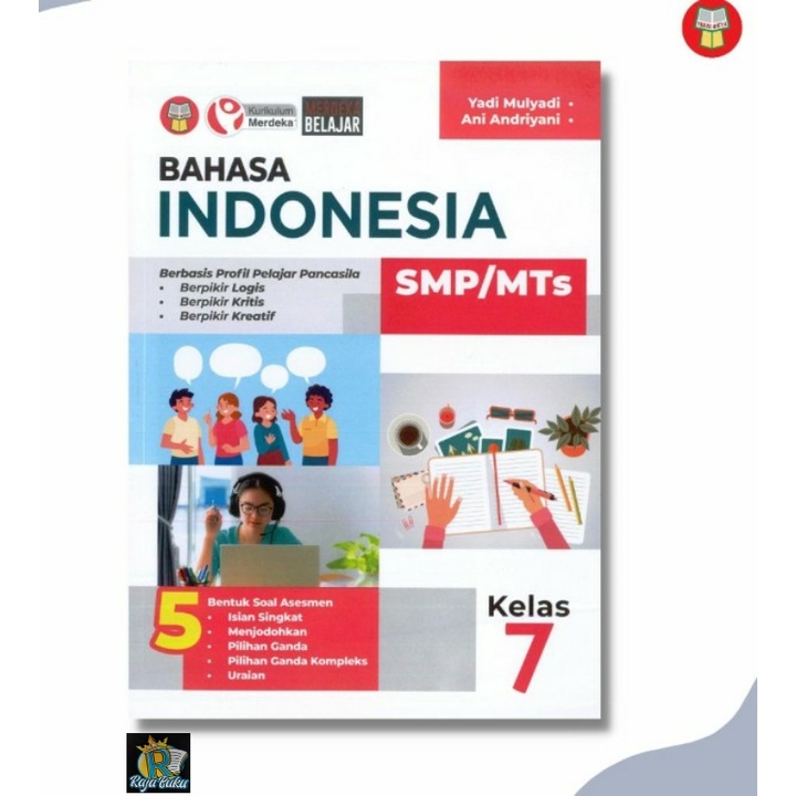 Jual BUKU BAHASA INDONESIA SMP/MTS KELAS VII/7 KURIKULUM MERDEKA ...