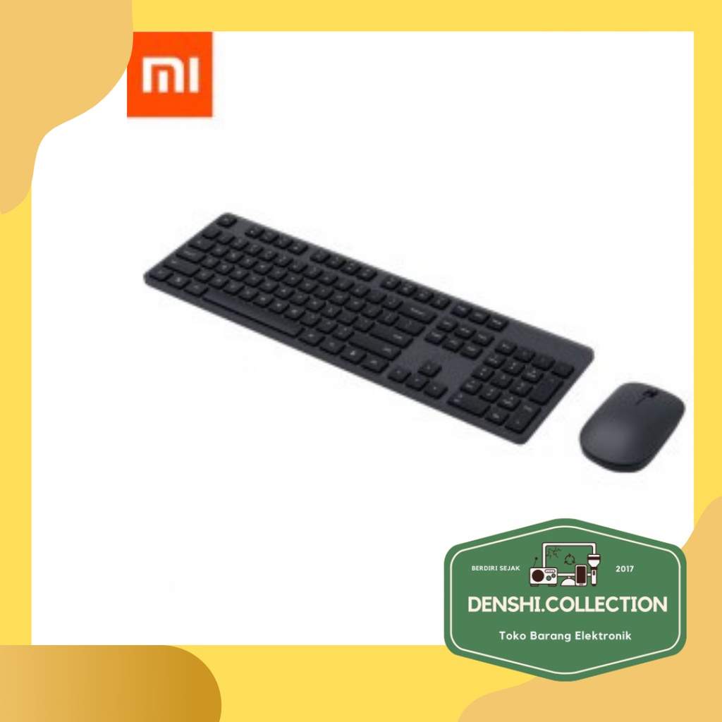 Jual Keyboard Mouse Combo 2.4GHz Xiaomi Wireless WXJS01YM Black
