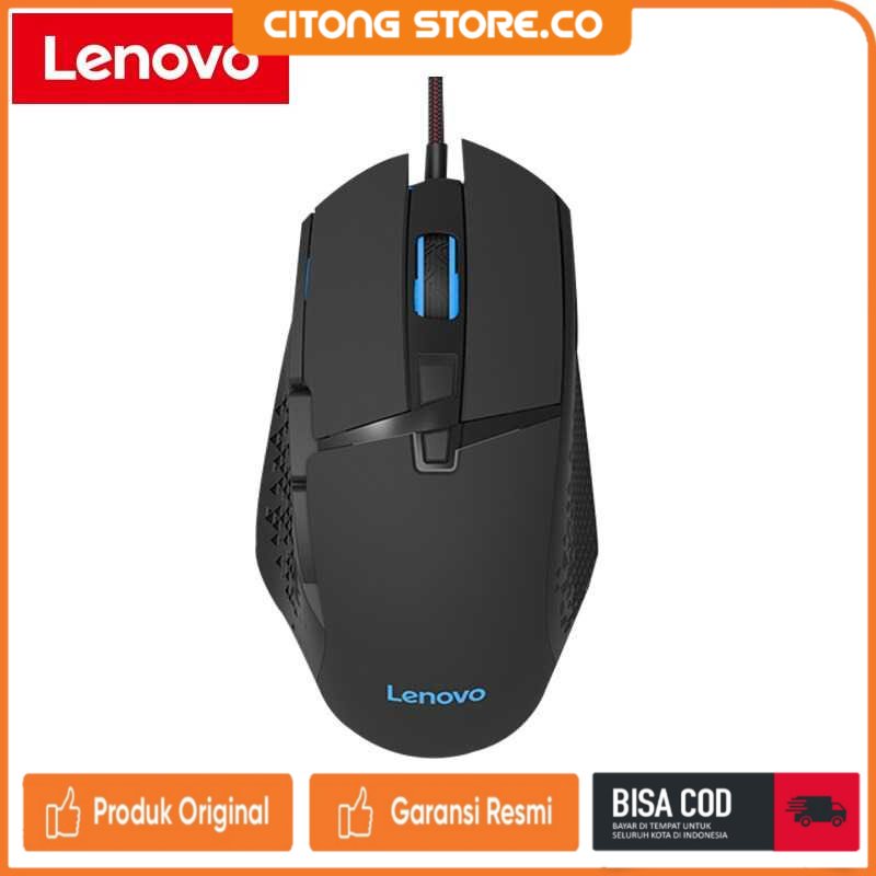 Jual Mouse Wireless Mouse Gaming Lenovo Gaming Mouse 6400 DPI - M106 ...