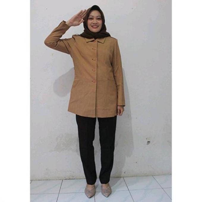 Jual Stelan Blazer Baju Seragam Pramuka Pns Guru Wanita Dewasa Terbaru