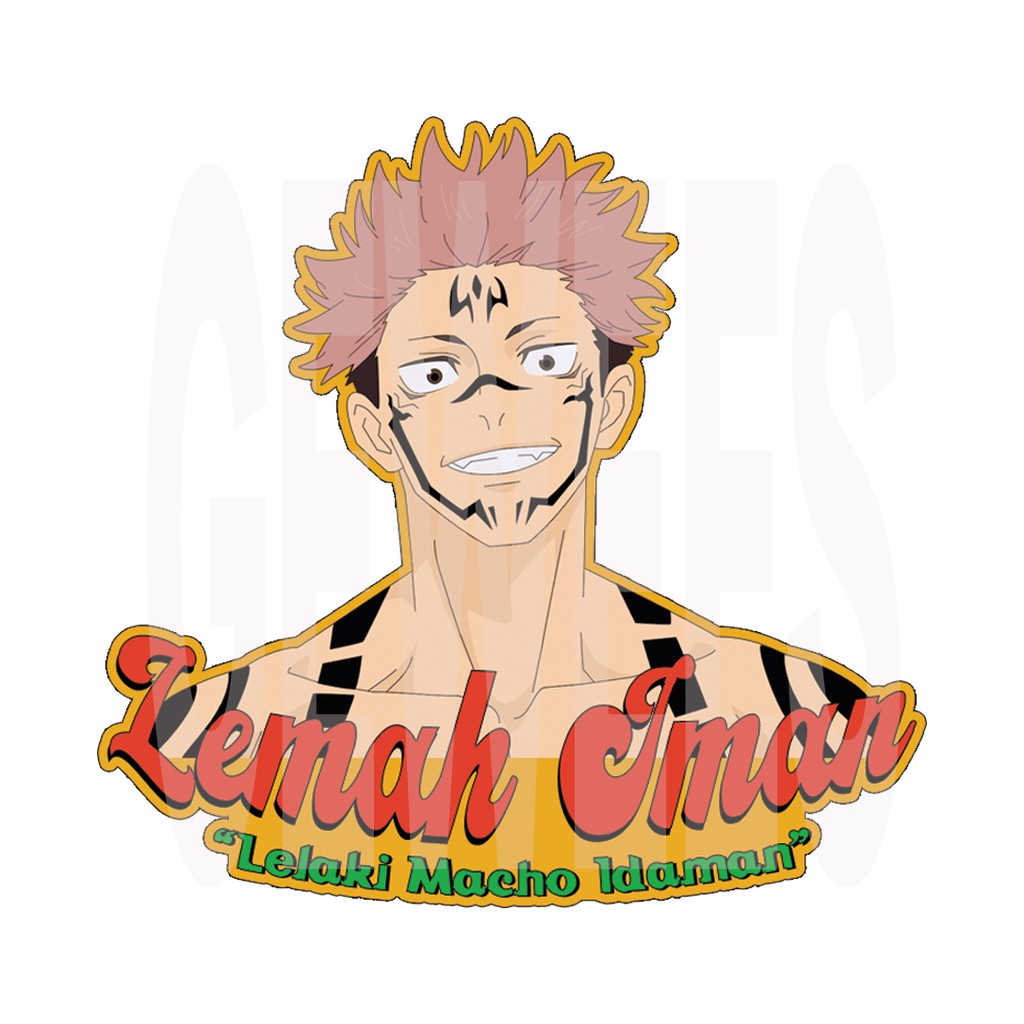 Jual Jujutsu Kaisen Dukun Dangdut Sticker (satuan) | Shopee Indonesia