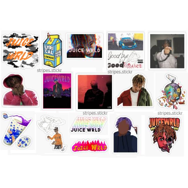 Jual Juice wrld sticker pack Shopee Indonesia