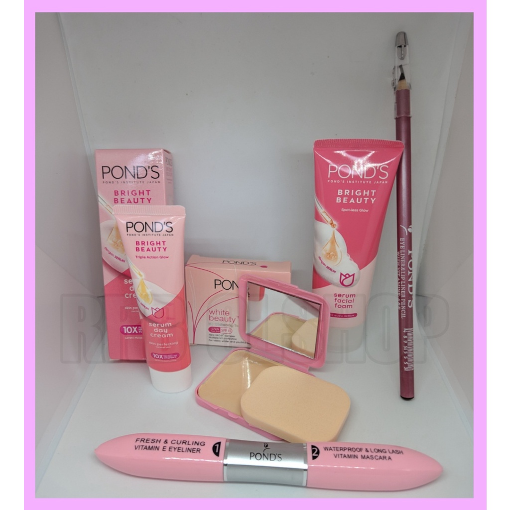 Jual Paket Hemat 5 IN 1 POND'S Eyeliner 2in1 Mascara Pond's Facial