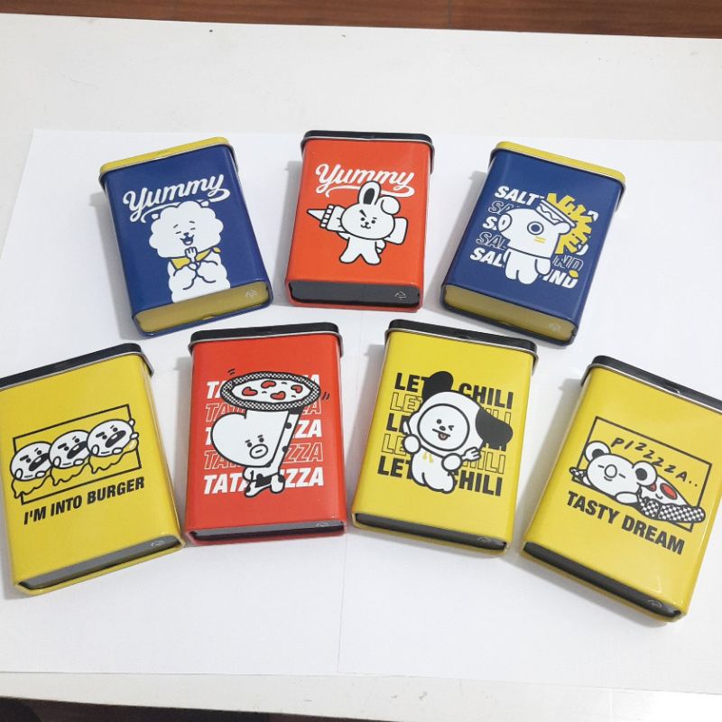 Jual SHARING OFFICIAL LINE FRIENDS BT21 BITE BAND TIN CASE ONLY ...