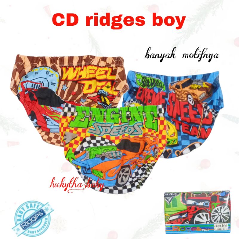 Jual 3pc_cd anak boy ridges super Hero/celana dalam ridges/ CD ridges ...