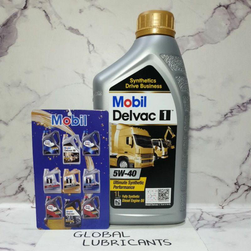 Jual Mobil Delvac 1 5W-40 1 Liter CI-4 Plus France (Oli Mesin Premium ...