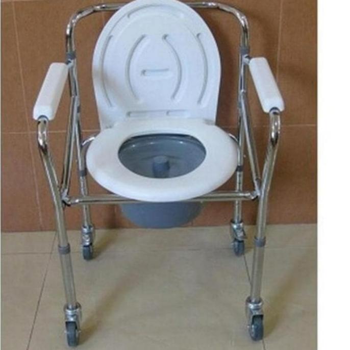 Jual QUALITY PRODUCT Kursi BAB Roda/kursi Toilet Commode Chair Roda