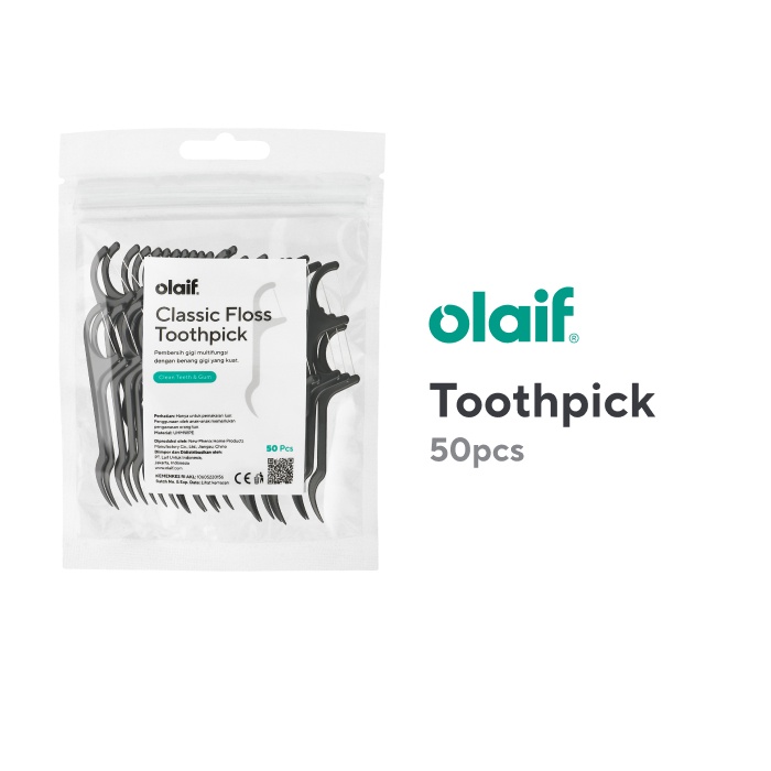 Jual Olaif Dental Ultra Floss Toothpick (50pcs) - Classic Floss ...