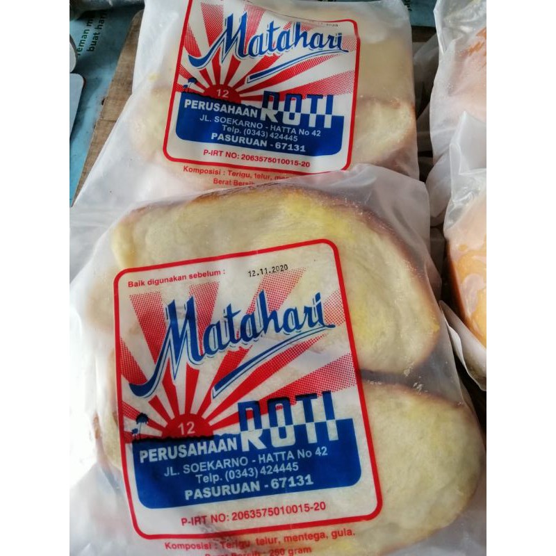 Jual Roti sisir mentega cap matahari | Shopee Indonesia
