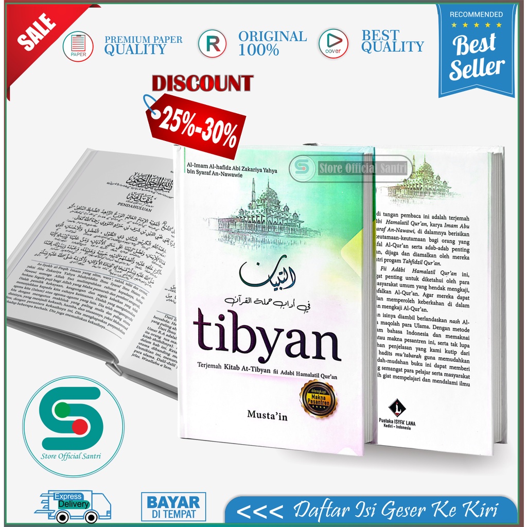 Jual Terjemah Kitab At Tibyan Fi Adabi Hamalatil Quran Lengkap Dengan ...