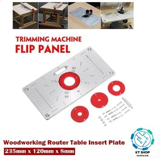 Jual Adapter Dudukan Mesin Router Trimmer Profil Insert Plate Router ...
