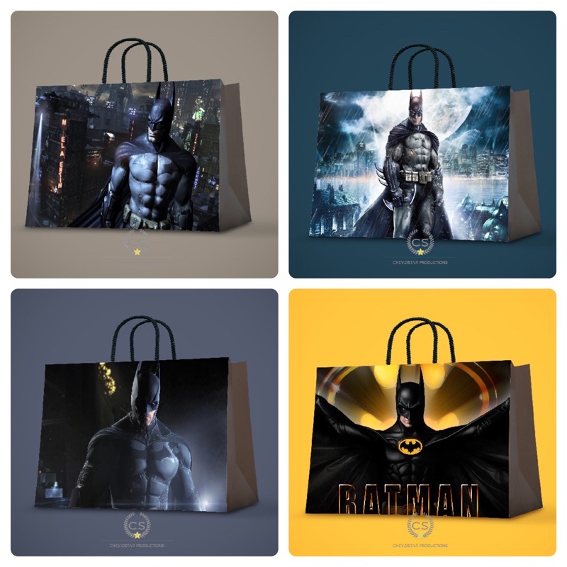 Jual paper bag batman/Paper bag kado/paper bag kertas kado/goodie bag ...