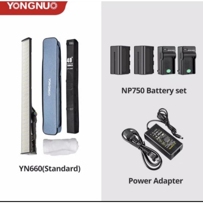 Jual Paket LED Yongnuo Stick YN660 YN-660 LED RGB Light Stick-Standard ...