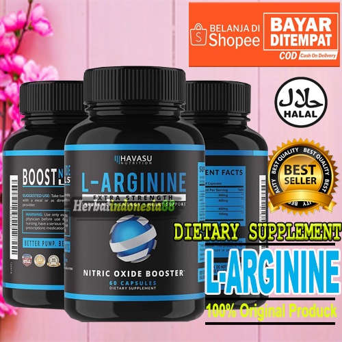 Jual ( COD ) HAVASU EXTRA STRENGTH L ARGININE 1200MG NITRIC OXIDE