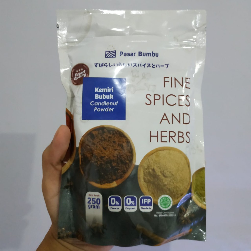 Jual Kemiri Bubuk / Candlenut Powder 250gr (EXPORT QUALITY) | Shopee ...