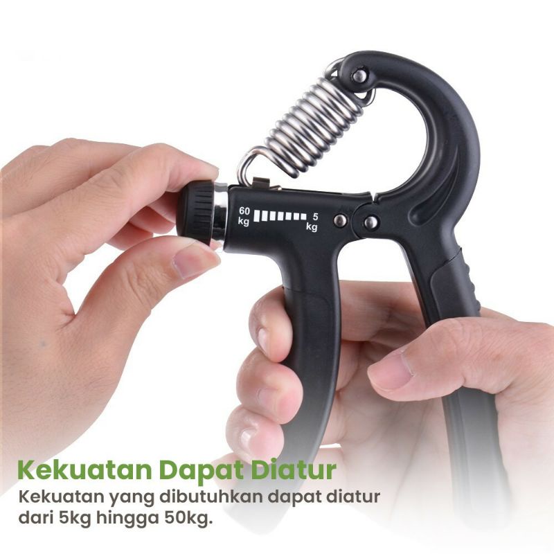 Jual Hand Grip Handgrip Adjustable Kg Alat Latihan Otot Penguat Tangan Shopee Indonesia