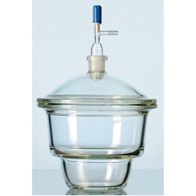 Jual Duran Desiccator Vacuum Dia 250 Mm Desikator Vakum 10.5 Ltr