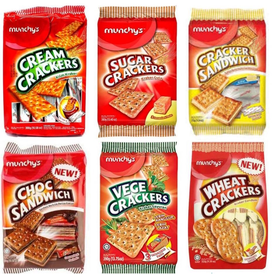 Jual Munchy's / Munchys Cracker Sandwich / Wheat Crackers Cream