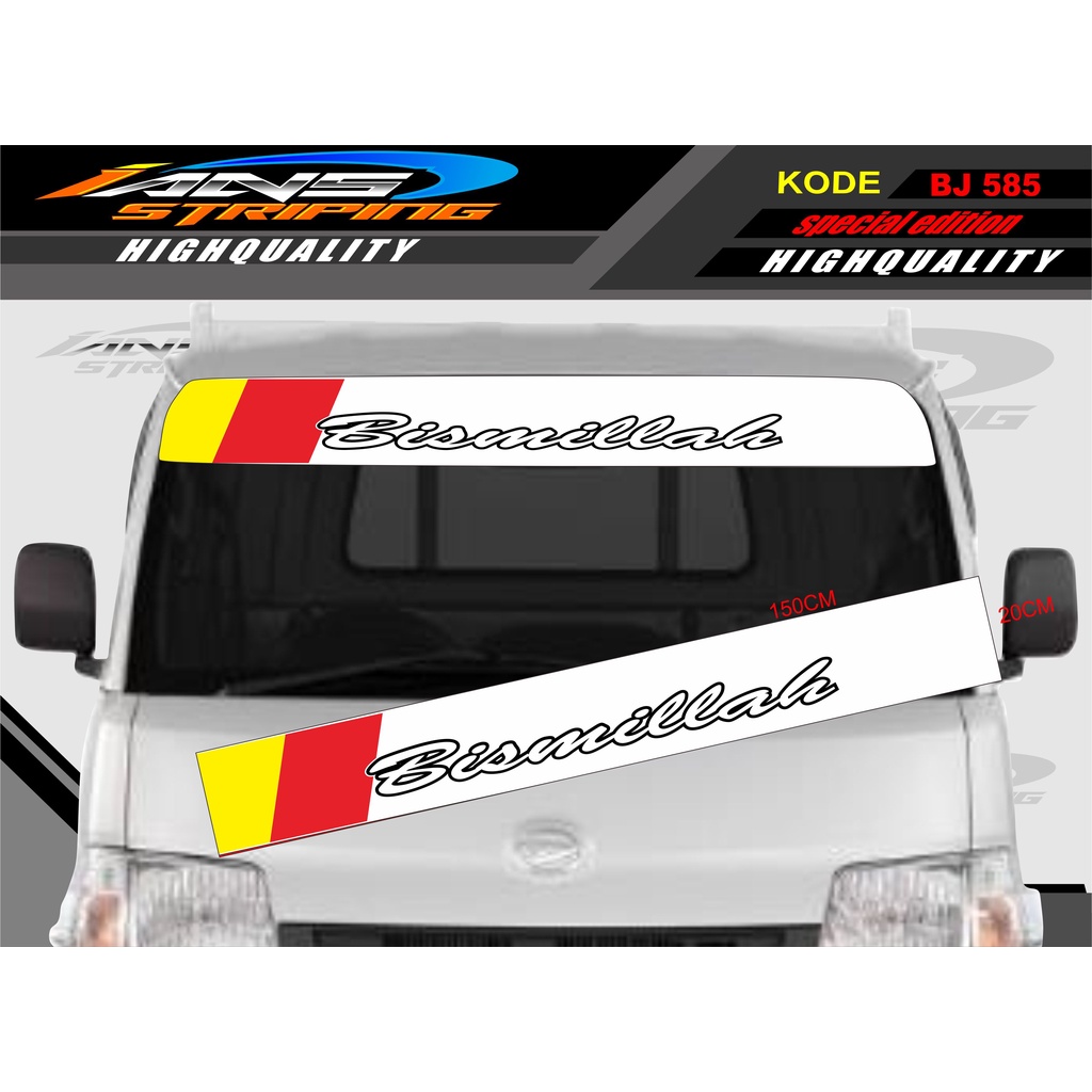 Jual STIKER KACA DEPAN MOBIL L300 / GRANDMAX / PICK UP / CARRY / STIKER ...