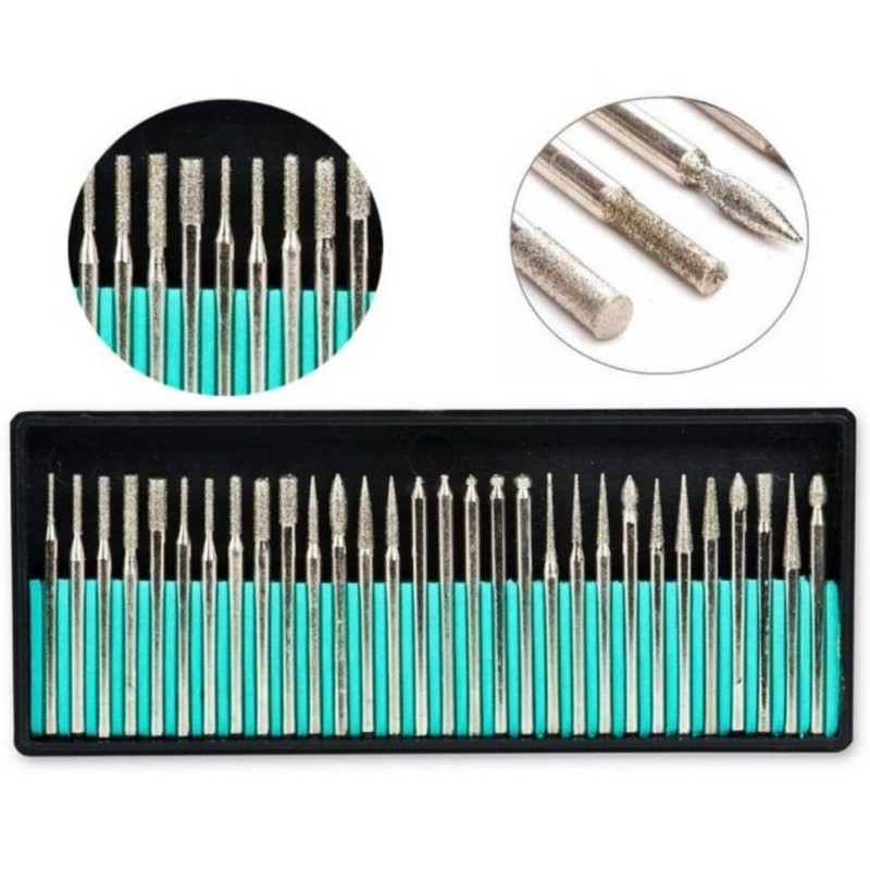 Jual Diamond Mounted Pointer set 30 pcs | Shopee Indonesia