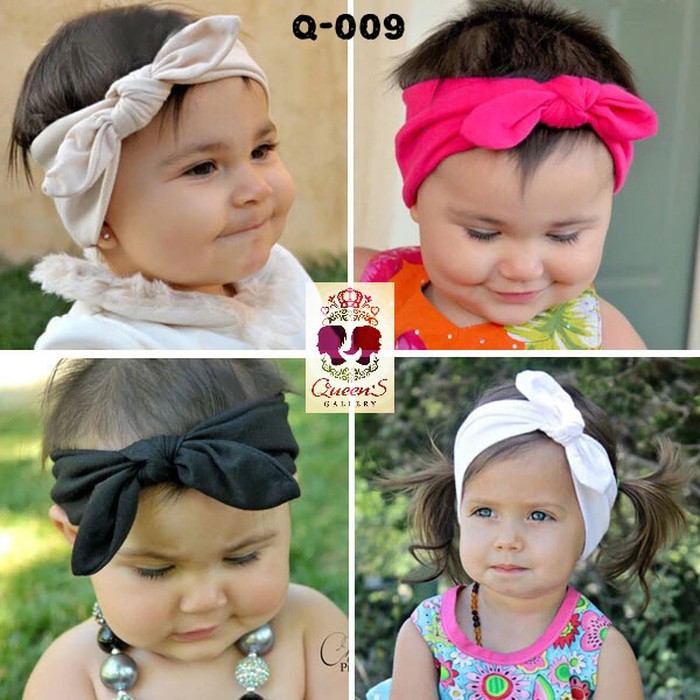 Jual Bando - Aksesoris Rambut Anak Turban Bandana Bayi Rabbit Kelinci ...
