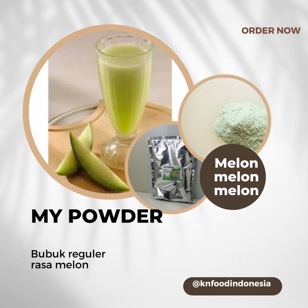 Jual Minuman Bubuk Rasa Melon Reguler -Powder Rasa Melon -1 Kg | Shopee ...