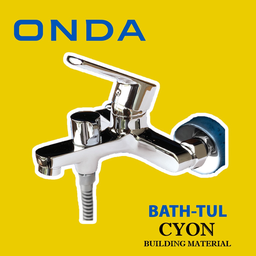 Jual ONDA BATH-TUL 1/2" MIXER KERAN KRAN PANAS/DINGIN KUNINGAN BATH TUL ...