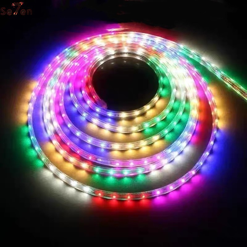 Jual Lampu LED Hias Selang Outdor 10 Meter Warna-Warni RGB Eksterior