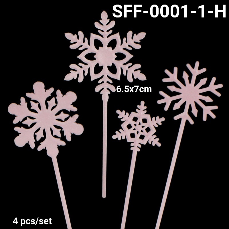 Jual Gr Sff Cake Topper Hiasan Kue Snowflake Frozen Salju Olaf