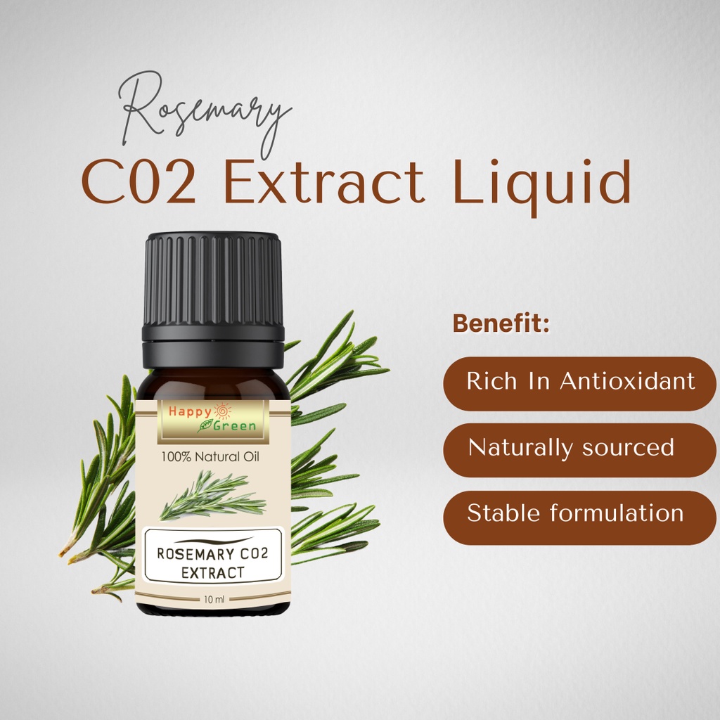 Jual Happy Green Rosemary Antioxidant CO2 Extract Rosemary Oil Extract