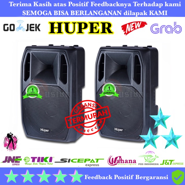 Jual SPEAKER PRO HUPER AK15A SEPASANG ORIGINAL 15 INCH | Shopee Indonesia