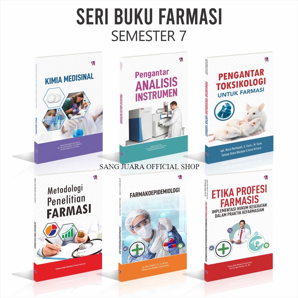 Jual Buku Jurusan Farmasi Semester 7 Kimia Medisinal Analisis Instrumen ...