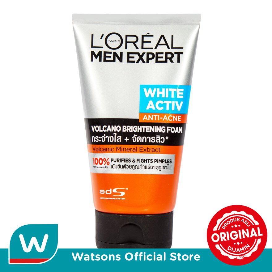 Jual L'Oreal Men Face Wash Volcano Red 100ml Shopee Indonesia