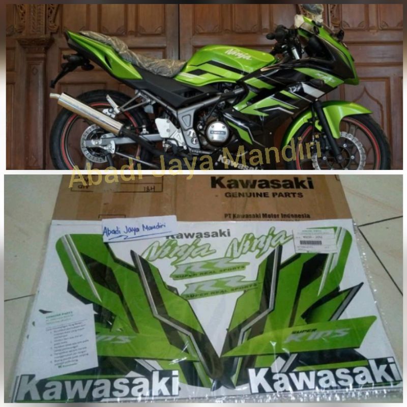Jual STIKER STRIPING LIS ASLI KAWASAKI NINJA RR HIJAU SE 2015 ASLI ...