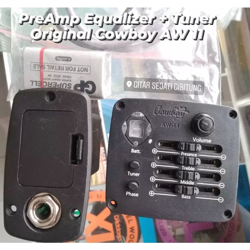 Jual Preamp Equalizer Fishman Presys Blend dan Cowboy Original | Shopee ...