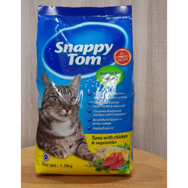 Jual Snappy Tom Tuna With Chicken & Vegetables 1,5kg | Shopee Indonesia