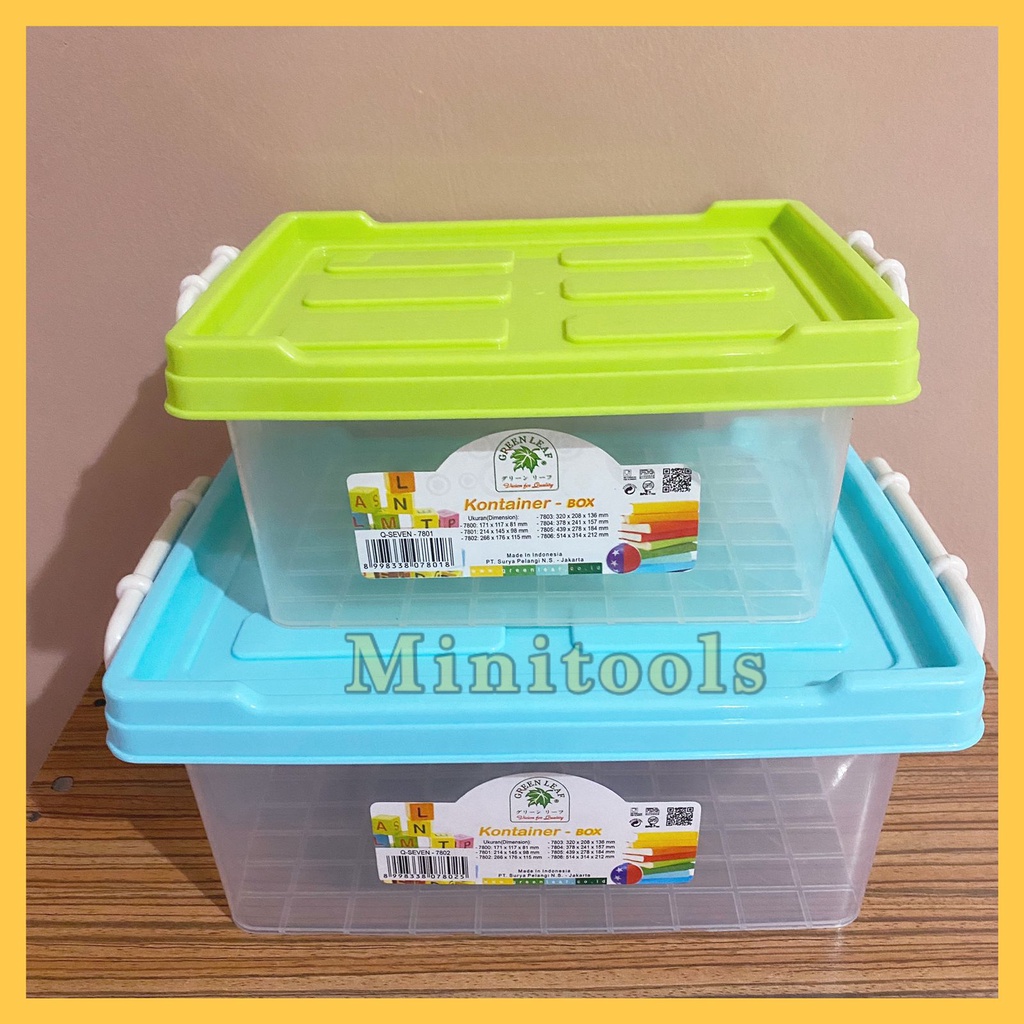 Jual Box Container Kecil Serbaguna / Kotak Masker / Kotak Obat / Green ...