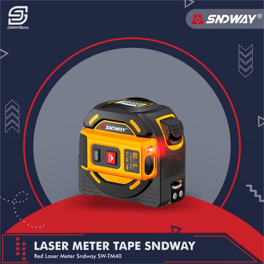 Jual [JaVis] SNDWAY Meteran Laser Pengukur Jarak Distance Meter Dual ...