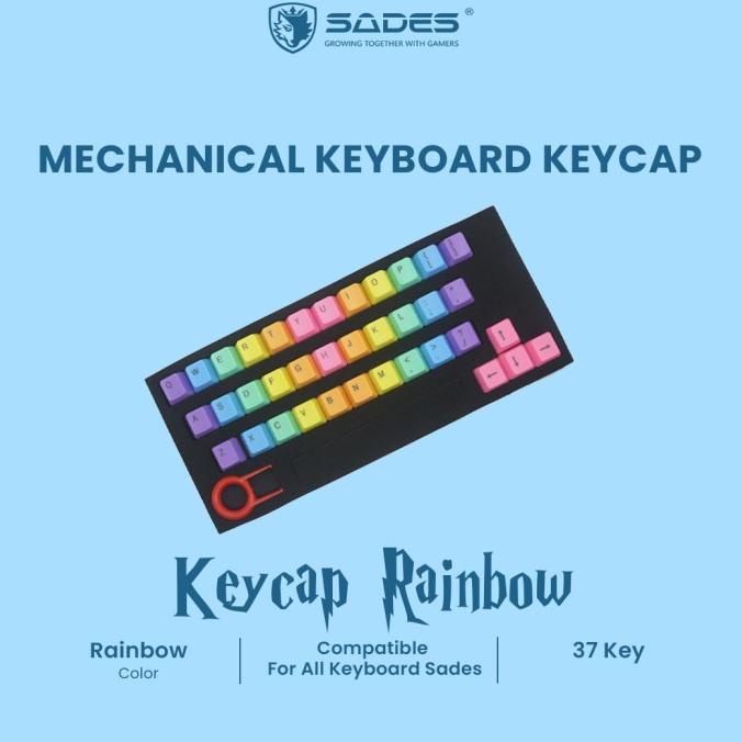 Jual SADES RAINBOW MECHANICAL KEYBOARD CAP Shopee Indonesia