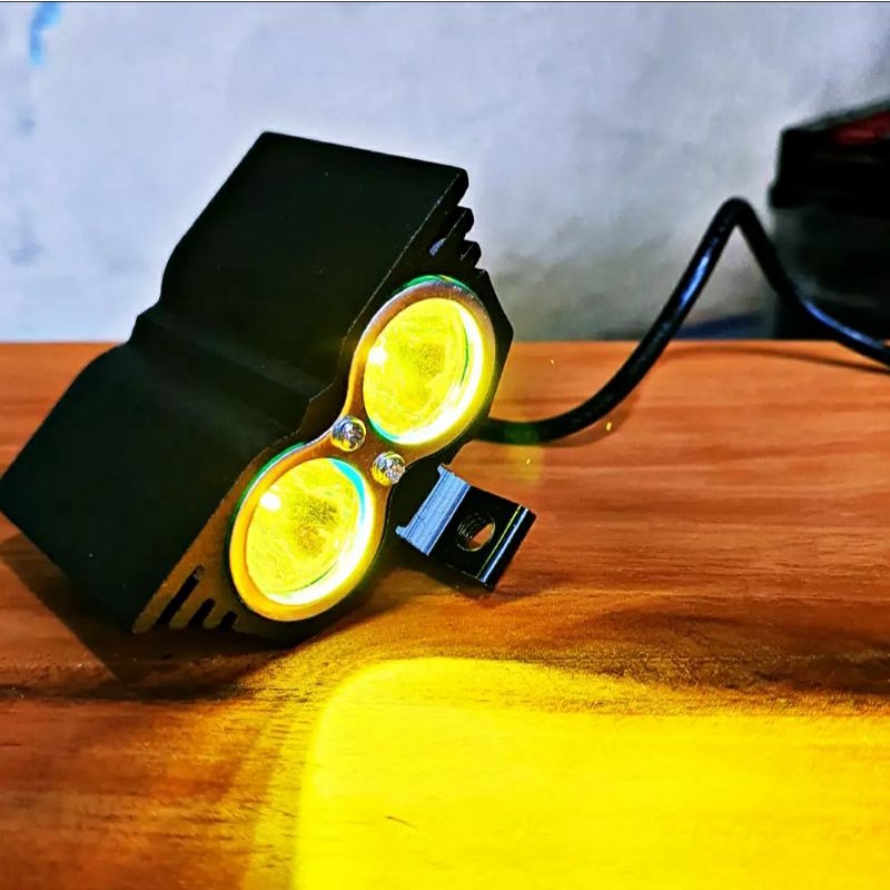 Jual Lampu Tembak Sorot Motor Dan Mobil Led Cree Mini Owl 3 Mata Ultrafire 30watt Universal 