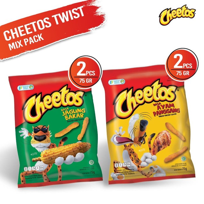 Jual Cheetos Twist Mix Package 75 Gr | Shopee Indonesia