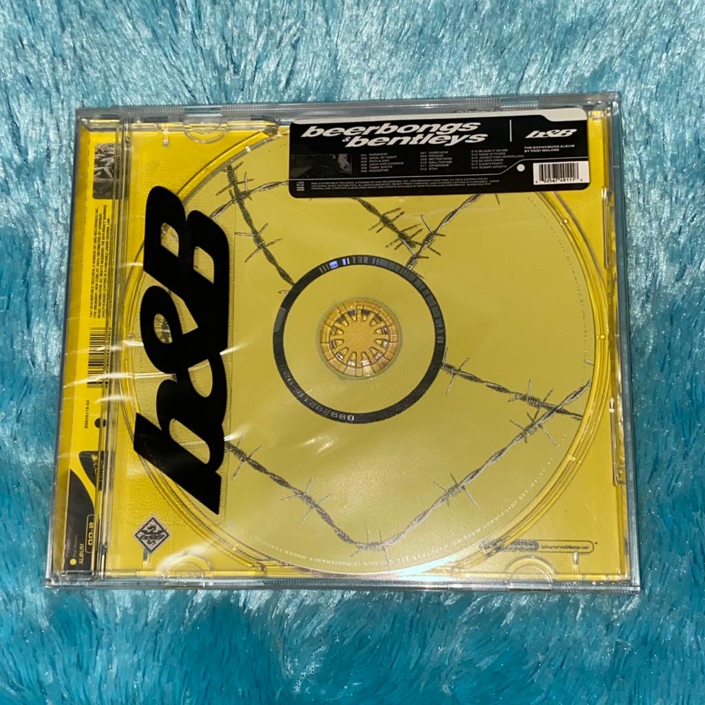 Jual CD ALBUM Post Malone Beerbongs & Bentleys Original SEALED Shopee Indonesia