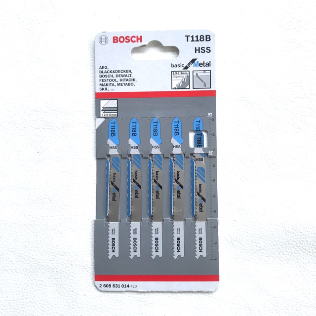Stichsägeblatt Bosch T 118 G 3er Pack