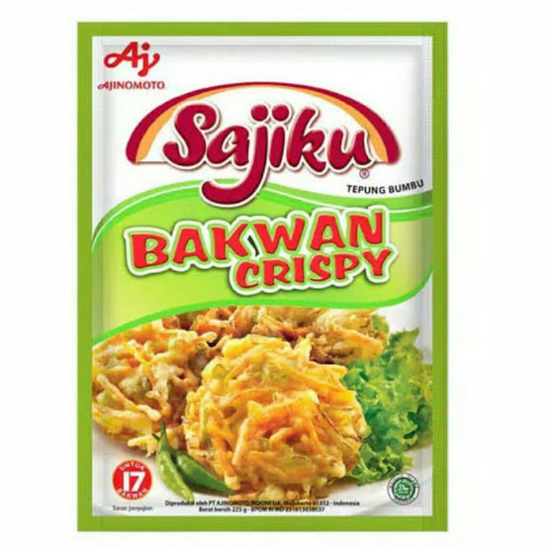 Jual Sajiku Tepung Bumbu Bakwan Crispy Sachet 90gr(1 renceng isi 10 ...
